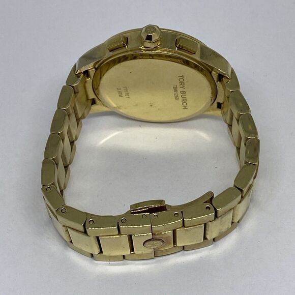 Tory Burch Collins TBW1250 Womens Gold Stainless Steel Analog Quartz Watch RQ248